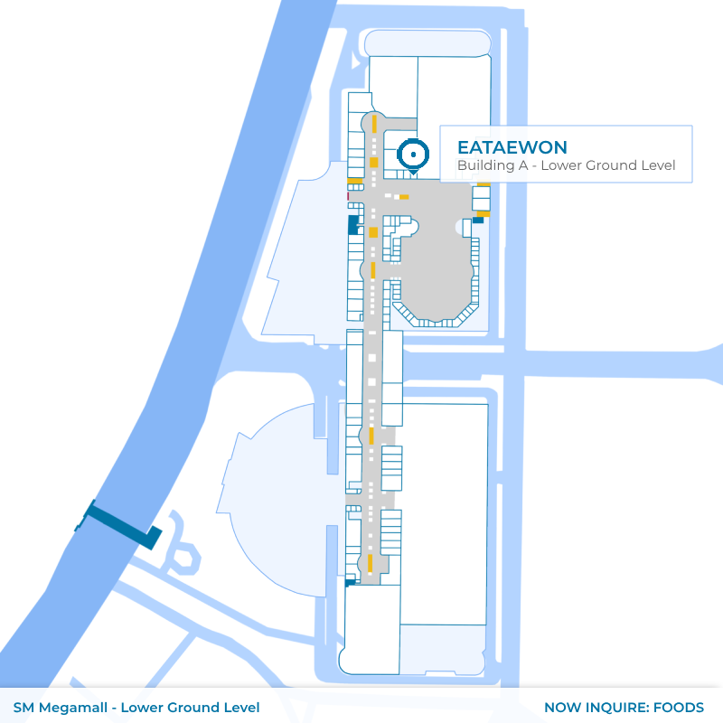 Map - Eataewon - SM Megamall - Building A - Lower Ground Level